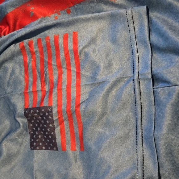 Eagle & Flag All-Season T-Shirt Stretch Comfort & Regular Fit Men's size Large - Picture 7 of 7